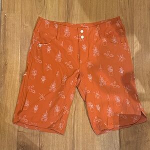 Wild Rye freel mountain bike shorts women’s 10 orange great  used condition